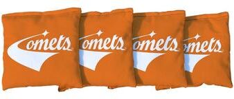 Skip's Garage Texas Dallas Comets Orange Cornhole Bags