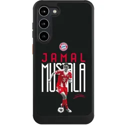 Nivocase Hülle für Samsung Galaxy S23+ Handyhülle NIVOcore Case Schwarz FC Bayern München Offizielles (Samsung Galaxy S23+), Smartphone Hülle, Schwarz