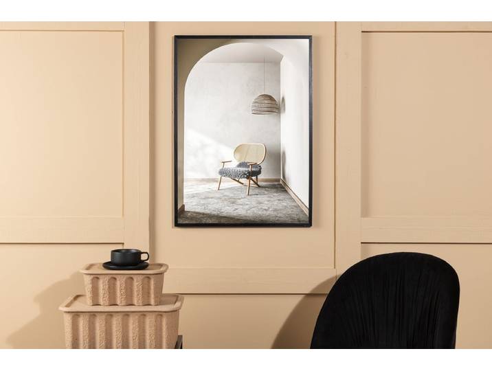 Poster Fluffy Chair aus hochwertigem Papier - 50 x 70 cm - Luxusbetten24