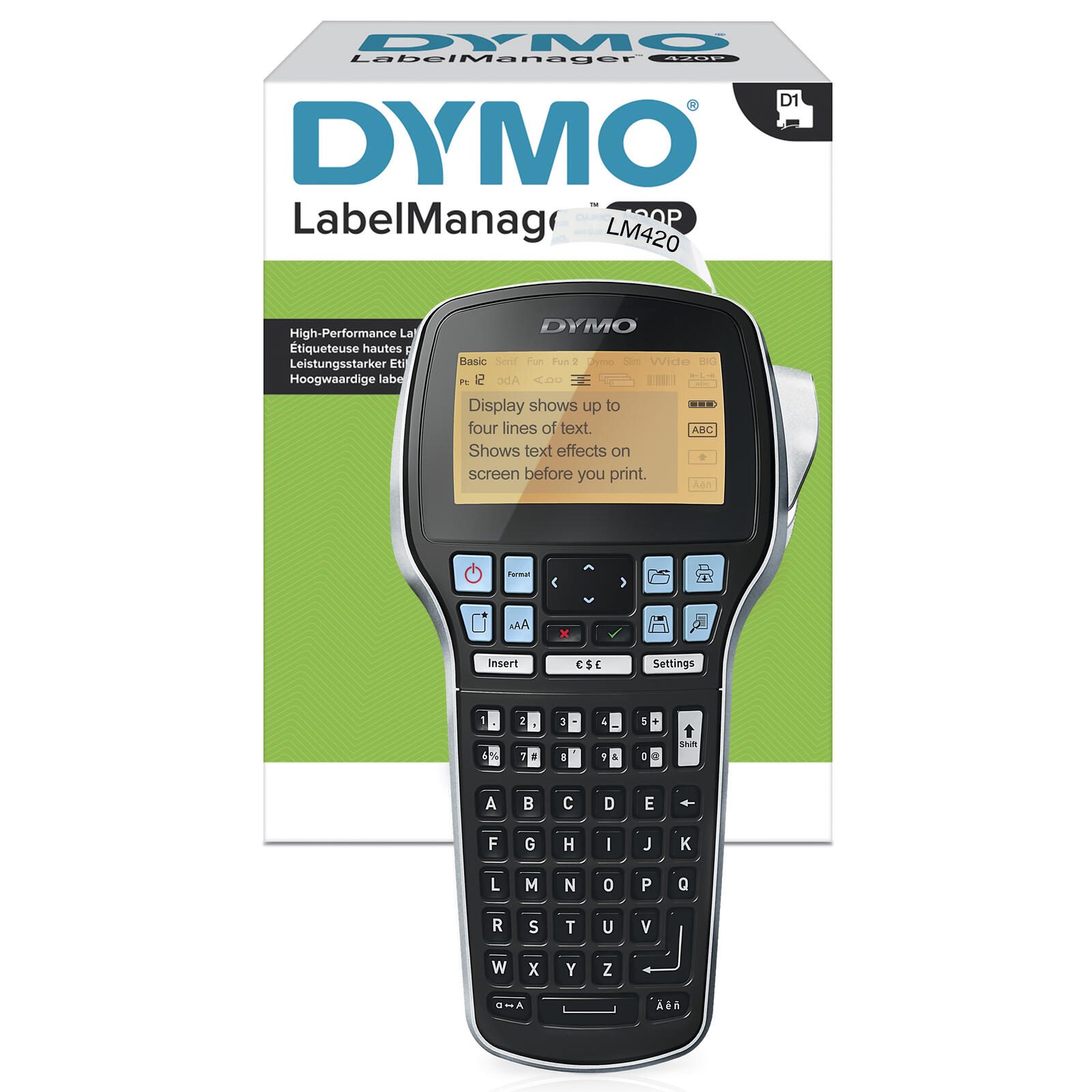 DYMO® LabelManager™ 420P, / Beschriftungsgerät - ABC-Tastatur S0915440