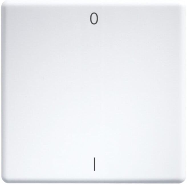 Eltako Wippe lasergraviert f.55x55mm rws/glänz W-FT55-wg+IO (30000983)