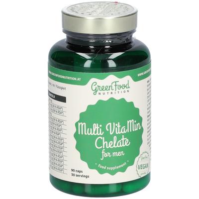 GreenFood Nutrition Multi VitaMin Chelate for men 90cps 90 St Kapseln