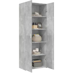 vidaXL, Kommode + Sideboard, Qukonica (mit 4 Regalböden) (42.50 x 42.50 x 185 cm)