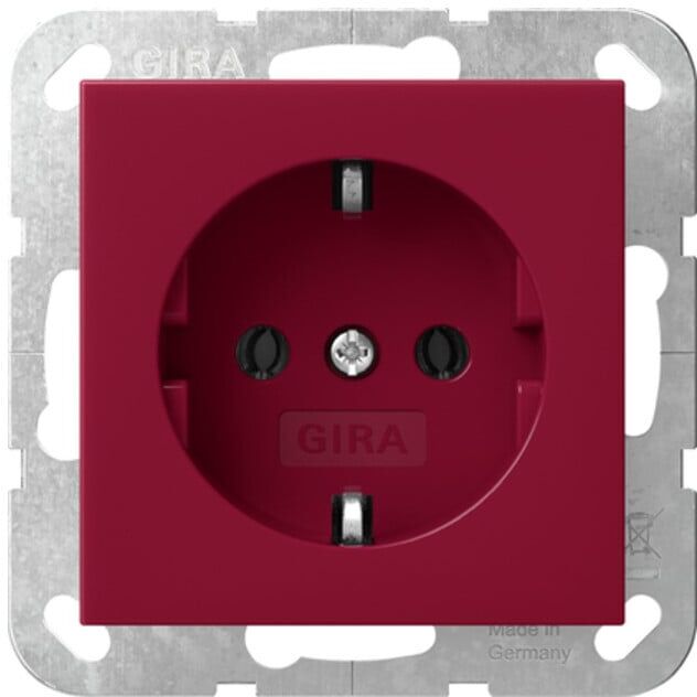 Gira Prise SCHUKO System 55 Rouge 4455108 (4455108)