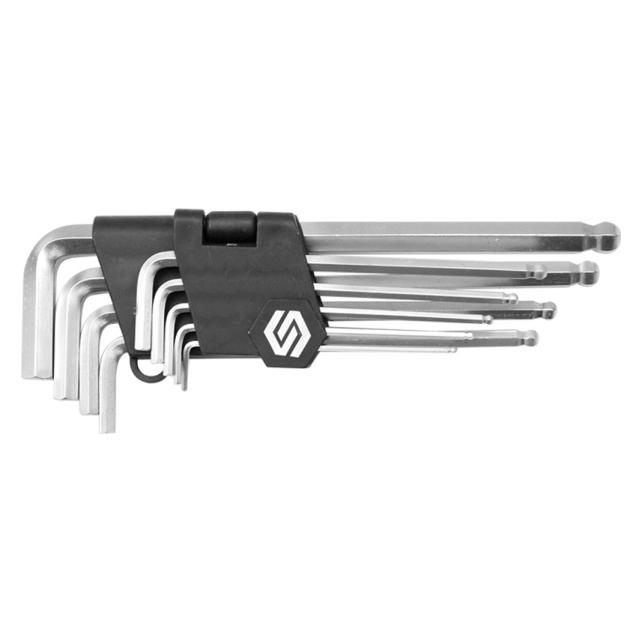Toya HEX KEY W. BALL SET 9PCS 210MM CrV (56477)
