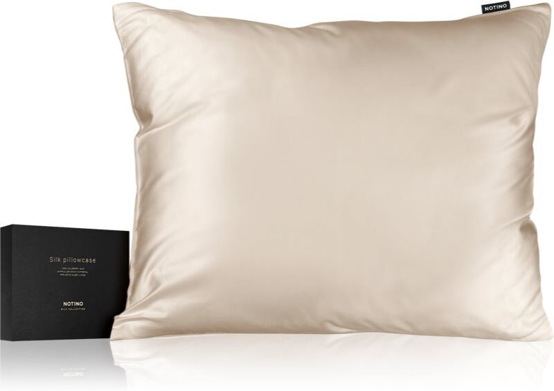 Notino Silk Collection Pillowcase silk pillowcase Cream 50x60 cm