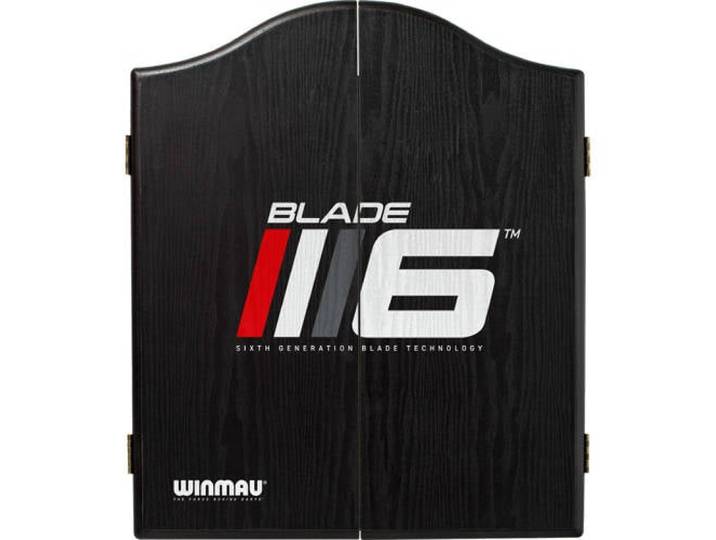Winmau dartkabinet Blade 6 zwart Dartkabinet Blade 6 (zwart)