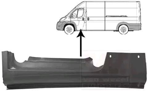 VAN WEZEL 1651101 Rocker panel