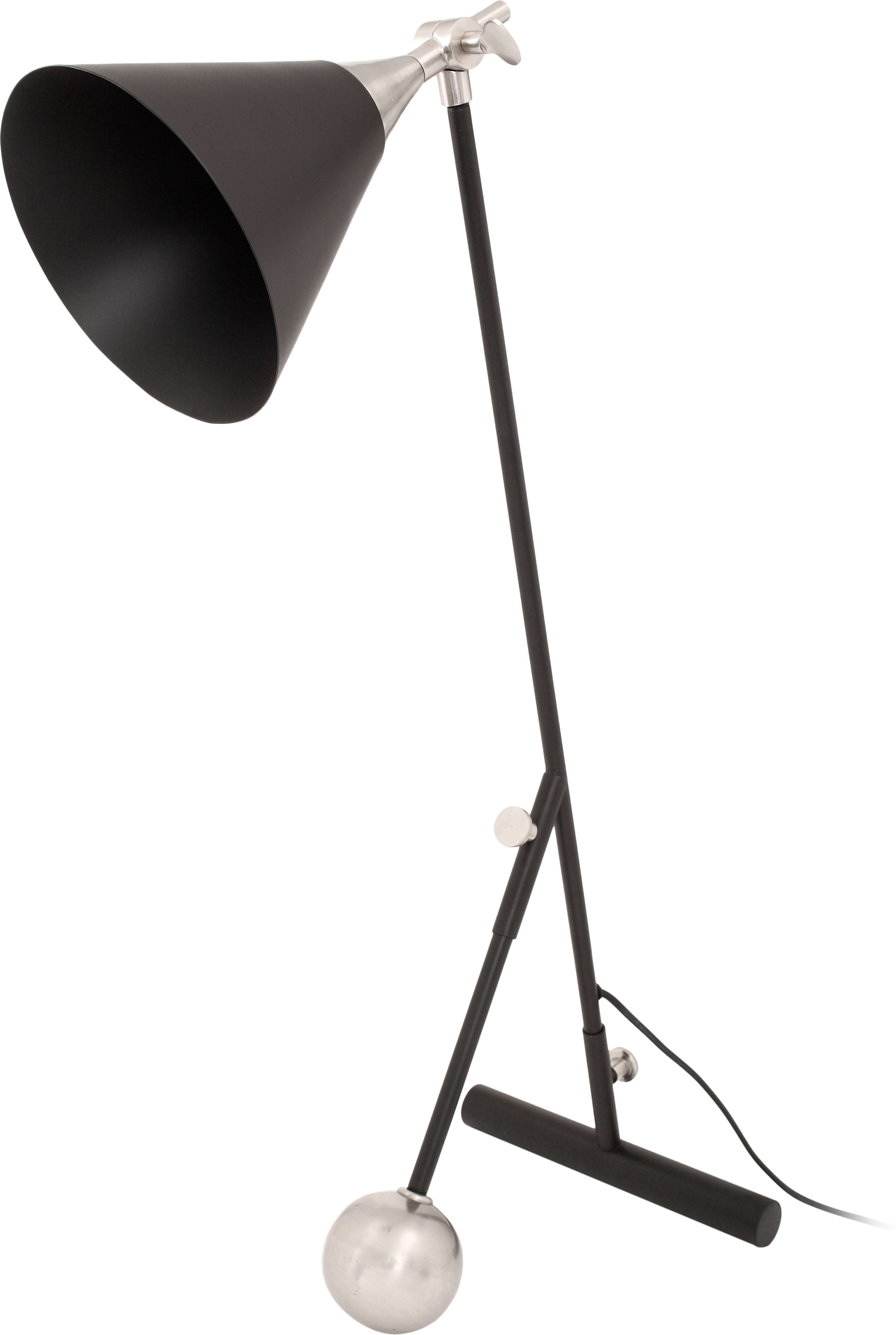 KAYOOM Tischleuchte "Tischlampe Celeste 225", schwarz (schwarz, silber), 1, H: 76cm, 1 Stk., Leuchten, hochmodern, wertig, Tischleuchte