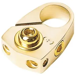  Batterieklemme Minuspol gold mit Batterieschutz 2 x 10 mm 