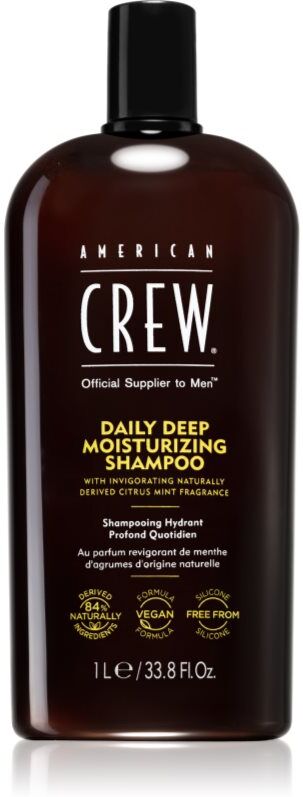 American Crew Daily Moisturizing Shampoo Tagesshampoo mit feuchtigkeitsspendender Wirkung für Herren 1000 ml