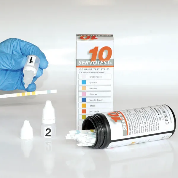 Servoprax GmbH Kontrollurin Servotest, 2 x 15 ml, zur Qualitätskotrolle von Teststreifenergebnissen nach RILBÄK 2008 K4015