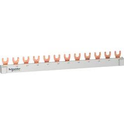 Schneider Electric R9XFH212 Schneider R9XFH212 Phasenschiene Gabel Phasenschiene Weiß 2polig 63 A 5 St.