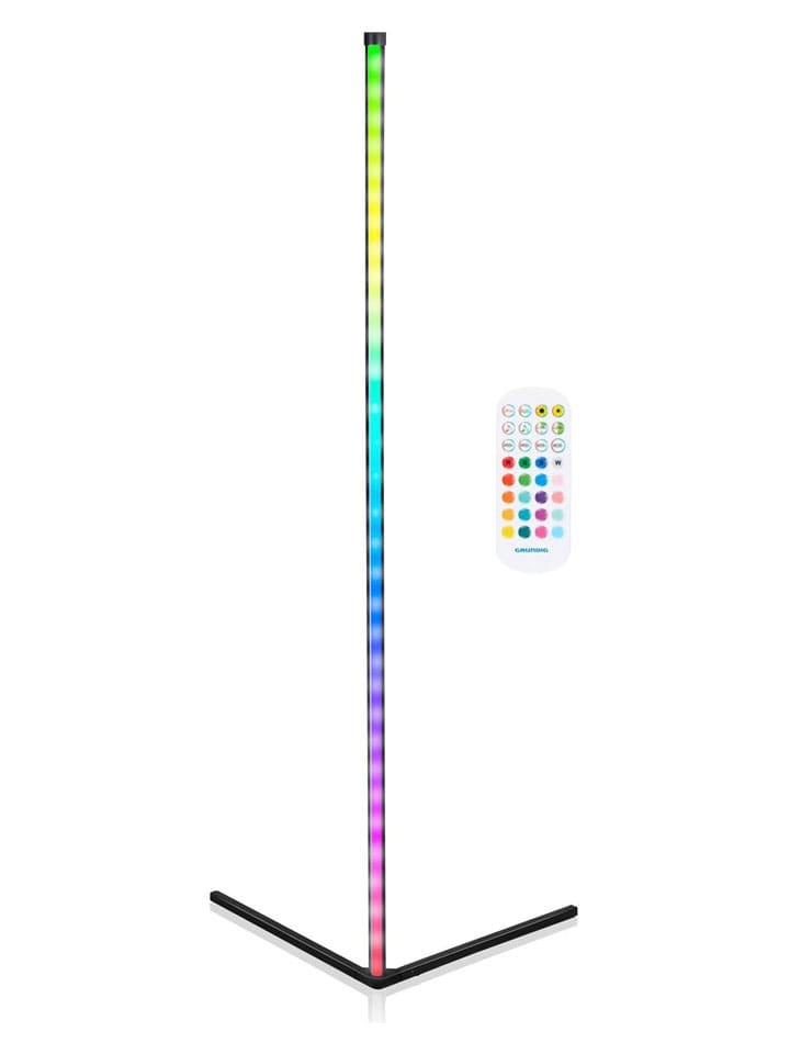 GRUNDIG LED-Standleuchte in Schwarz - (B)43 x (H)140 cm - onesize