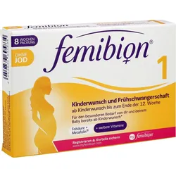 Femibion 1 Kinderwunsch + Frühschwangers. ohne Jod 60 ST