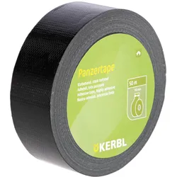 Kerbl Panzertape schwarz 50m stark haftend, Farbe: schwarz