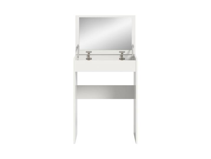 Schminktisch Make Up 62 x 40 x 124 cm Spiegelglas Weiß