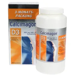 CALCIMAGON D3 Kautabletten 180 St