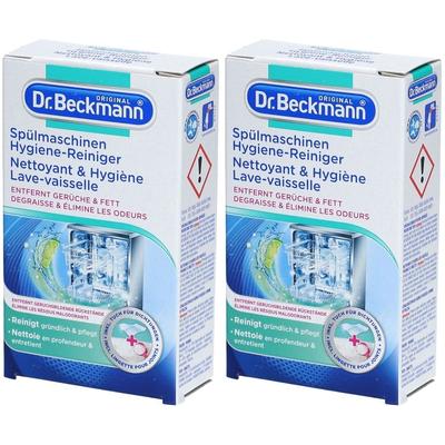 DR Beckmann Reiniger & Hygiene Geschirrspüler x2 2x75 g Liquidum