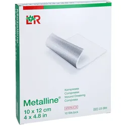 Metalline Kompressen 10x12 cm steril