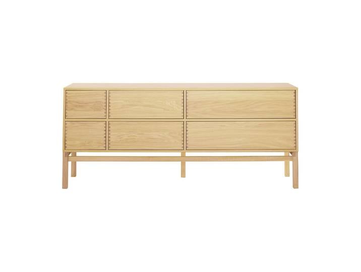 1898 Hylte Beistelltisch 6 Schubladen 172x73 cm Eiche