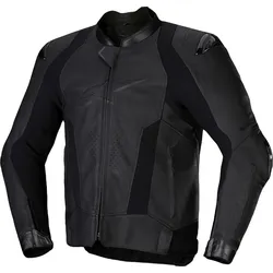 Alpinestars Missile V3 Lederjacke - schwarz-schwarz - 56