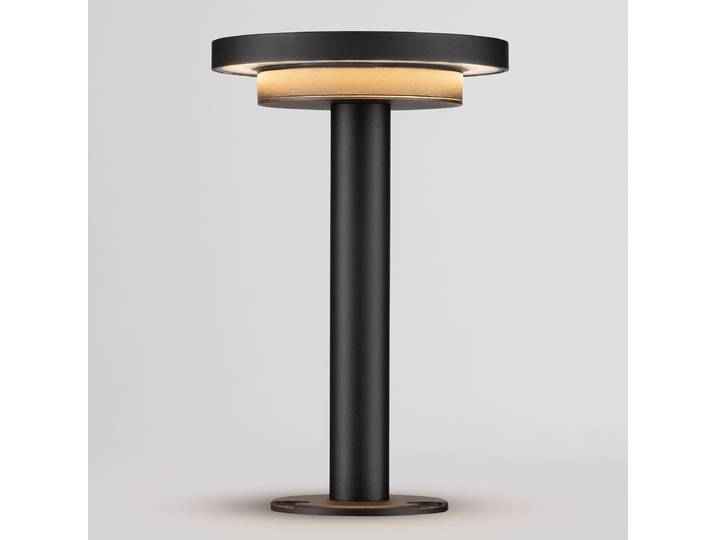 Borne LED 24cm Noir