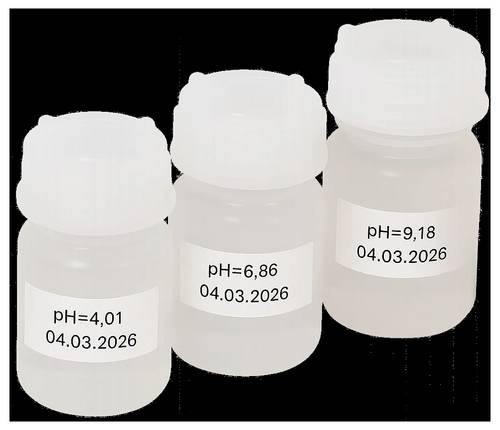 SM Labor pH Pufferlösung Tripack-Set (Lab-Puffer) pH-Messgerät pH-Wert