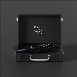 Mixx Revival 55 Stereo Vinyl Record Deck schwarz (Manuell), Plattenspieler, Schwarz