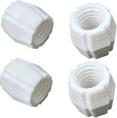 Discount Dollar Deals Reusable Toothpaste Squeezer, Easy Dispensing Toothpaste Refill Adapter, Travel Friendly, Eco Friendly, White, Practical 4pcs