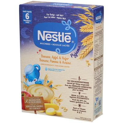 Nestle Milchbrei Pyjama Banane Apfel&Haf 6M 450 g Puder