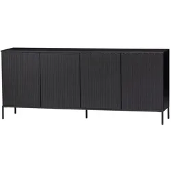 DAHEIM Sideboard New Gravure Holz Schwarz