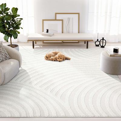 Abani Rugs Nomad Collection NOM160 Linear Curves Area Rug