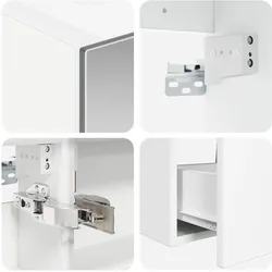 vidaXL, Badmöbelset, Badezimmer-Aufbewahrungsmöbel