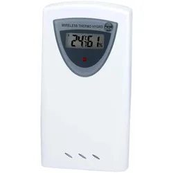 Bresser Thermo - Hygro- Sensor, Wetterstation Zubehör, Weiss