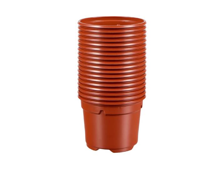Romberg Kunststofftopf 18 Stk./Pack terracotta