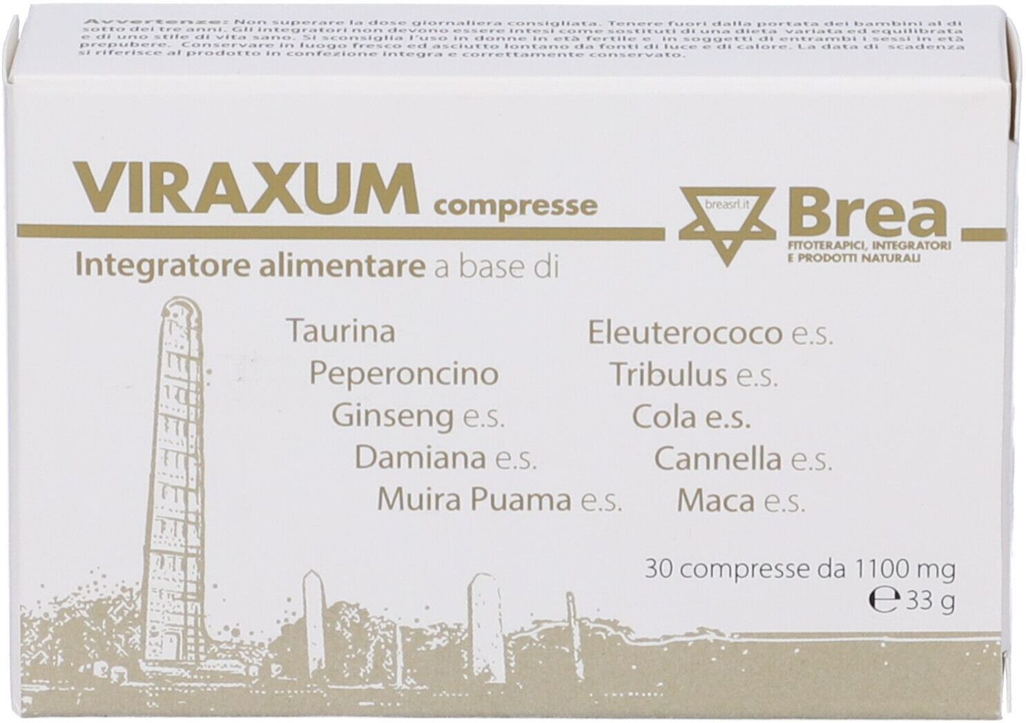 BREA Srl Brea, Viraxum, 30 Compresse