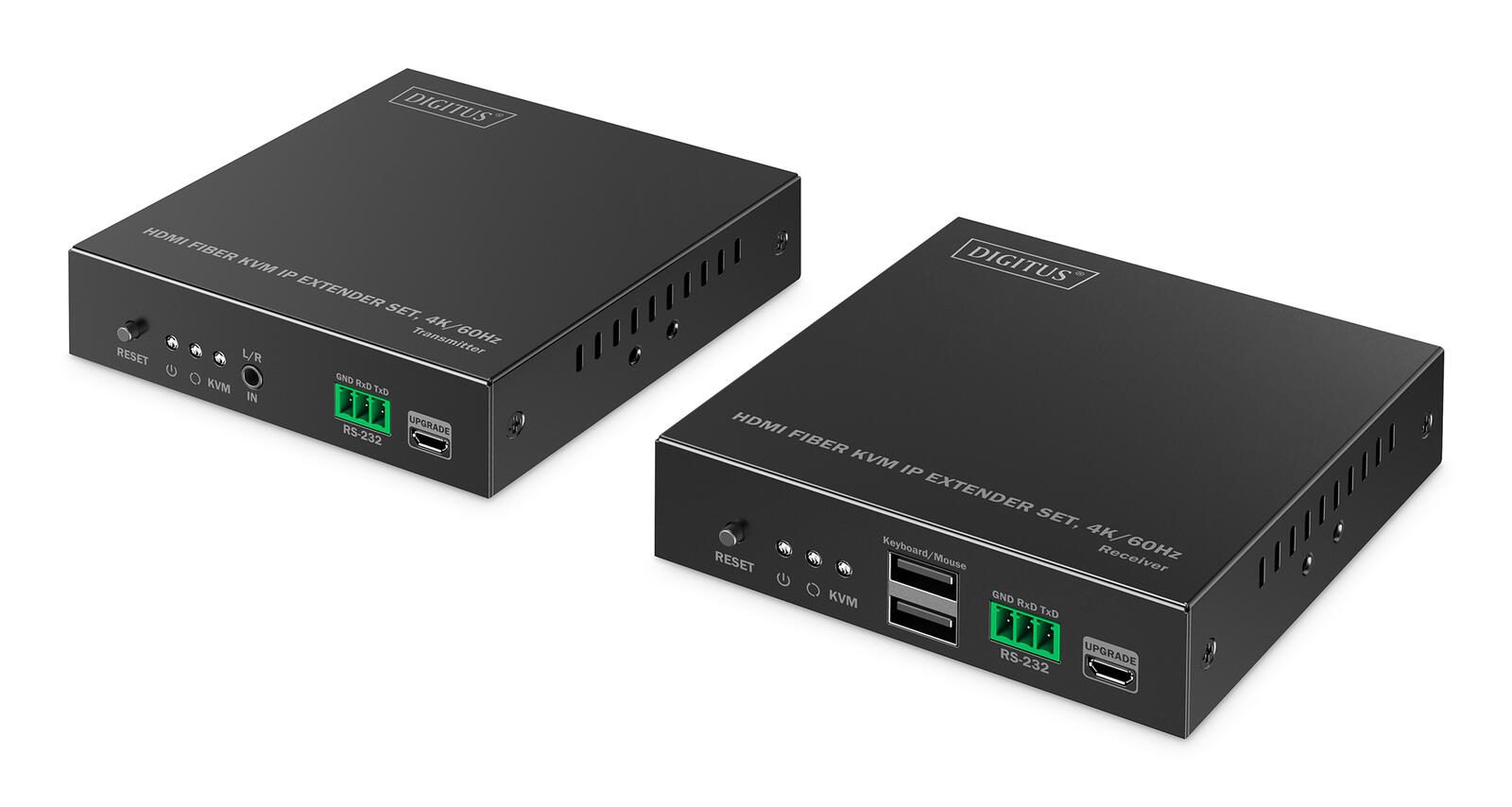 Digitus HDMI Fiber KVM IP Extender Set, 4K/60Hz DS-55348