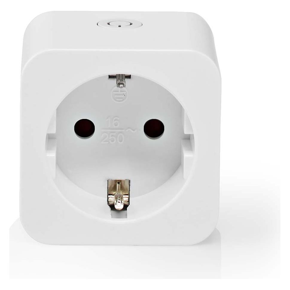 Nedis SmartLife Smart Stecker Zigbee 3.0 | Leistungsmesser | 3680 W | Hybrid (CEE 7/7) | 0 - 55 °C | (ZBP131FWT)