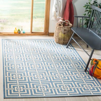 SAFAVIEH Linden Mischa Indoor/ Outdoor Waterproof Patio Backyard Rug