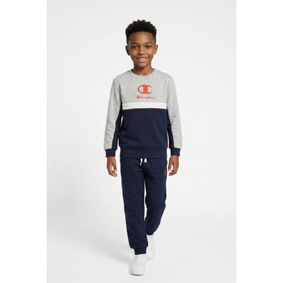 Jogginganzug CHAMPION "SPORTWEAR SWEATSUITS Standard Fit", Jungen, Gr. XL, nny, nny, noxm, egt, Obermaterial: 55% Baumwolle, 45% Polyester, Sportanzüge Jogginganzug, zweiteiliges Set, für den Alltag, aus Baumwolle und Polyester