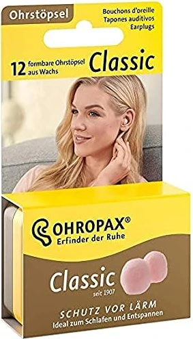 OHROPAX Classic Earplugs 12 pcs