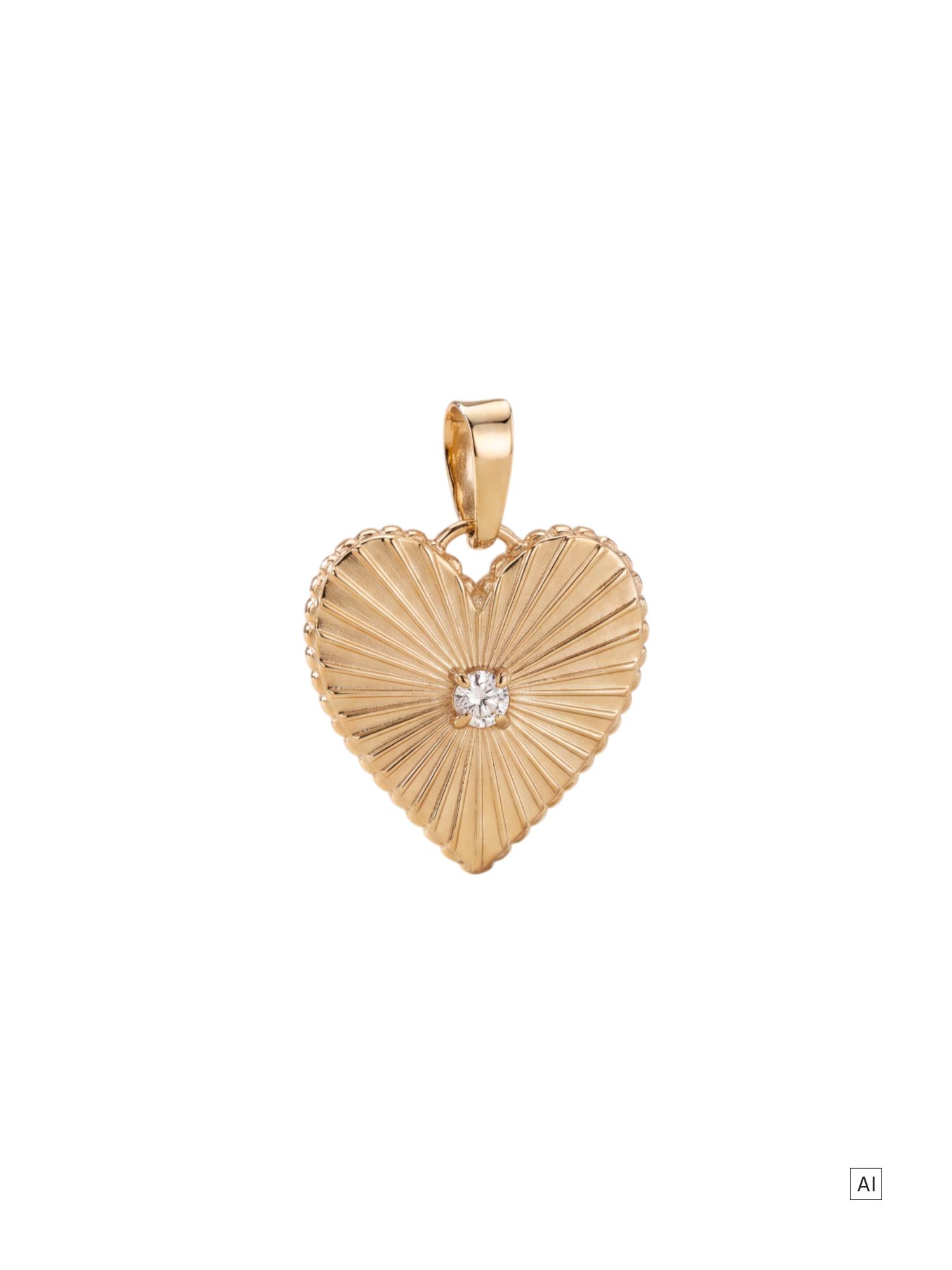 PURELEI Shining Heart Charm