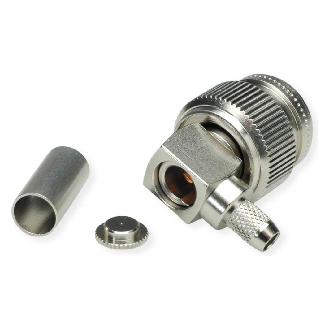 Telegärtner TNC-Kabelwinkelstecker Crimp G05 50 Ohm, löt/crimp, A0505, G05 (RG-223/U), RG-142 B/U, 1.0/2.95 AF (J01010A0006)