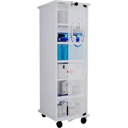 Medizinschrank Nilasu Weiß