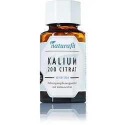 NATURAFIT Kalium 200 Citrat Kapseln 60 St