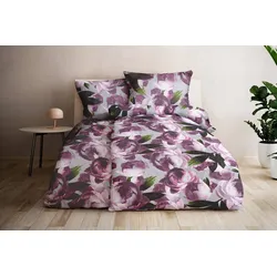 GRUND Bettwäsche Peonia rosa 135x200 cm + 80x80 cm