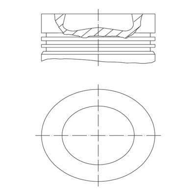 MAHLE Kolben 028 PI 00155 001