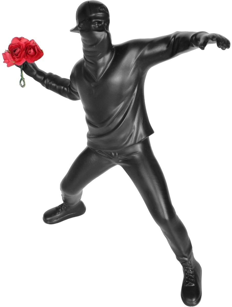 Unyqoos Moderne abstracte kunstsculptuur geïnspireerd door iconische straatkunst voor op tafel