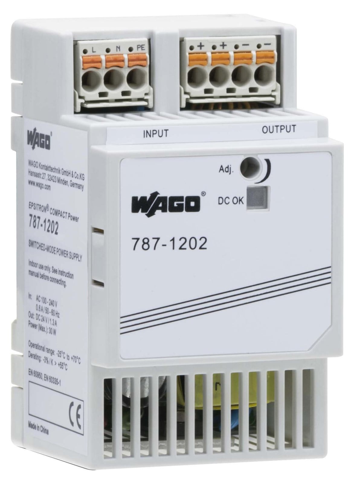 WAGO 787-1202 Passief Relais 31,2 W 264 V 0,6 A